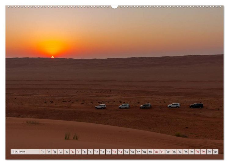 Produktbild: Oman - Eine Fotoreise (hochwertiger Premium Wandkalender 2026 DIN A2 quer), Kunstdruck in Hochglanz