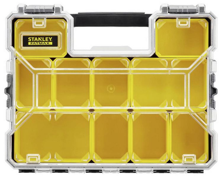 Produktbild: STANLEY Sortimentskasten (L x B x H) 446 x 432 x 330mm Anzahl F&auml;cher: 10 Inhalt 1St.