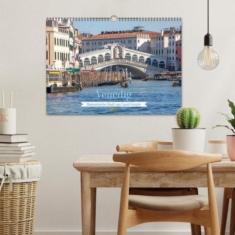 Produktbild: Venedig - Romantische Stadt am Canal Grande (Wandkalender 2026 DIN A3 quer), CALVENDO Monatskalender