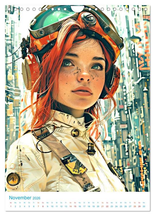 Produktbild: Steampunk Helden (Wandkalender 2026 DIN A4 hoch), CALVENDO Monatskalender
