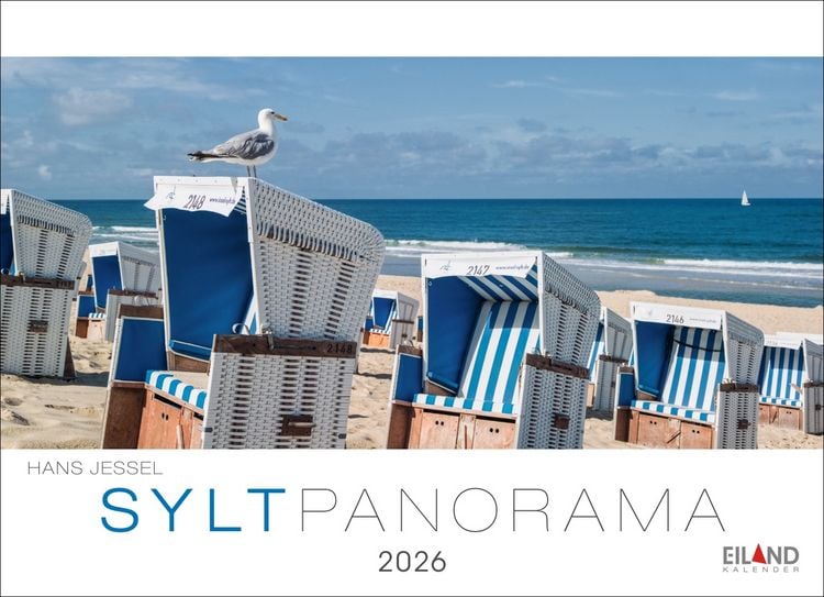 Produktbild: Sylt Panorama Postkartenkalender 2026 - Hans Jessel