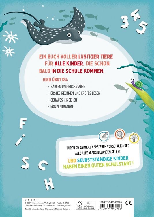 Produktbild: Mein gro&szlig;es Schulstartbuch: Lesen Schreiben Rechnen