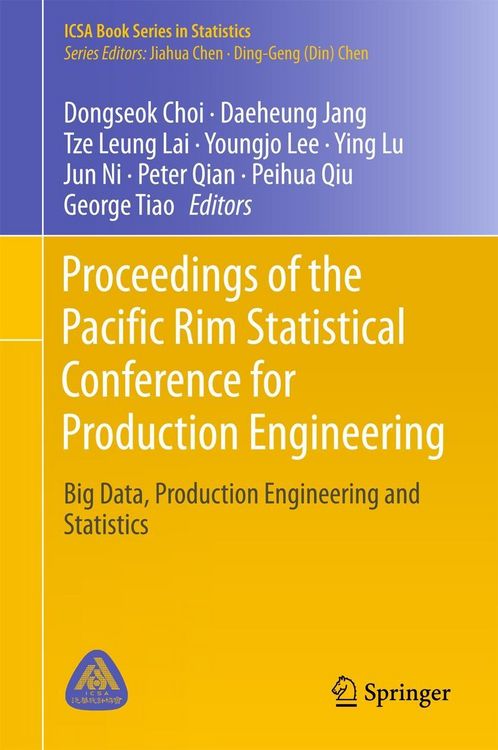 Produktbild: Proceedings of the Pacific Rim Statistical Conference for Production Engineering