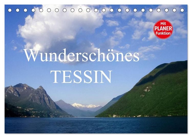 Produktbild: Wundersch&ouml;nes Tessin (Tischkalender 2026 DIN A5 quer), CALVENDO Monatskalender