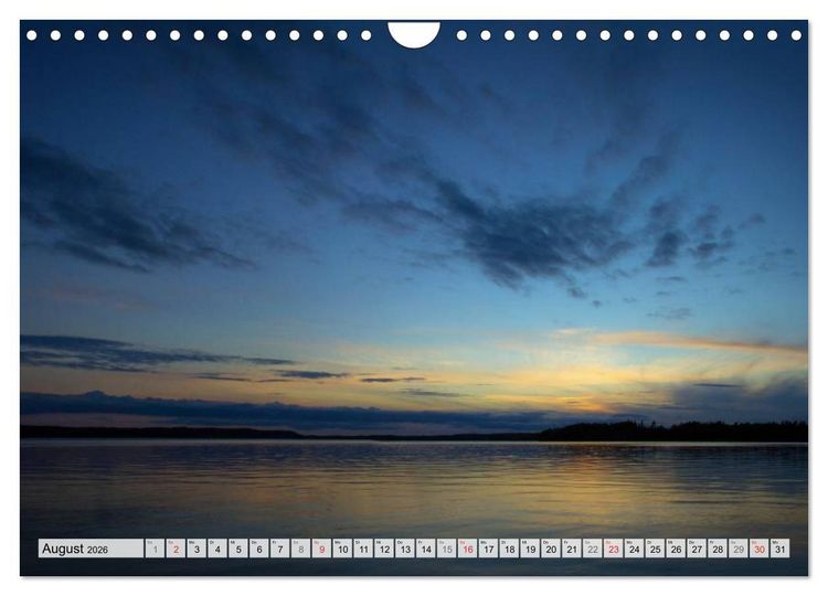 Produktbild: FINNLAND Traumhafte Landschaften (Wandkalender 2026 DIN A4 quer), CALVENDO Monatskalender