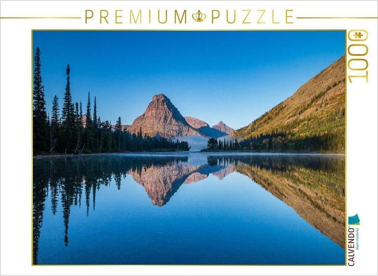 Produktbild: CALVENDO Puzzle Two Medicine Lake mit Sinopah Mountain | 1000 Teile Lege-Gr&ouml;&szlig;e 64x48cm Foto-Puzzle f&uuml;r gl&uuml;ckliche Stunden