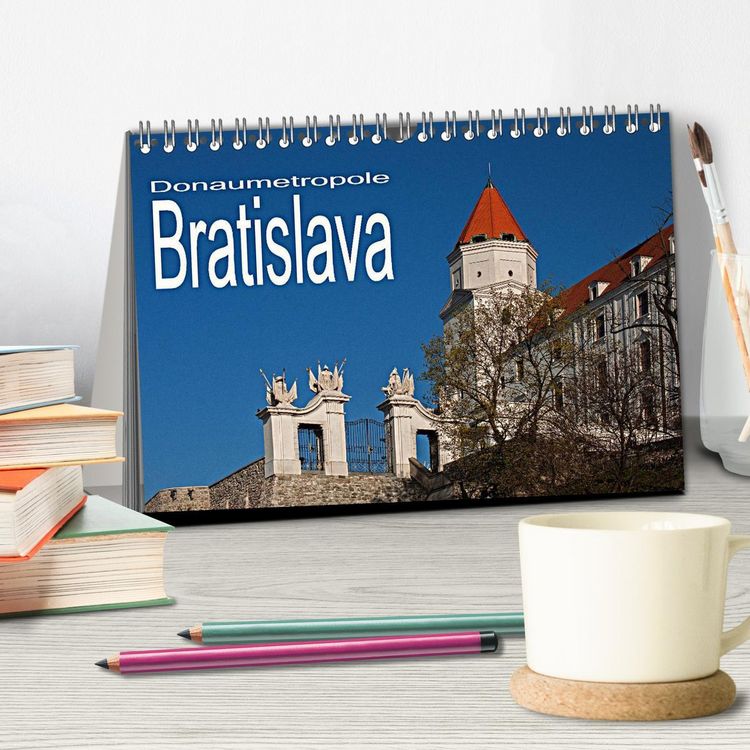 Produktbild: Donaumetropole Bratislava (Tischkalender 2026 DIN A5 quer), CALVENDO Monatskalender
