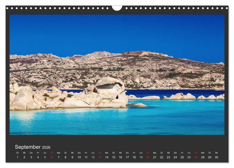 Produktbild: Sardinien - Traumstr&auml;nde am Mittelmeer (Wandkalender 2026 DIN A3 quer), CALVENDO Monatskalender
