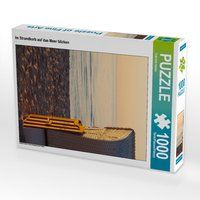Produktbild: CALVENDO Puzzle Im Strandkorb auf das Meer blicken 1000 Teile Lege-Gr&ouml;&szlig;e 48 x 64 cm Foto-Puzzle Bild von Gabriele Hanke