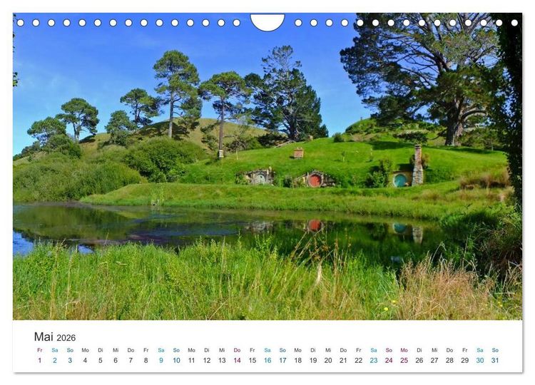 Produktbild: Vielfalt Neuseeland (Wandkalender 2026 DIN A4 quer), CALVENDO Monatskalender