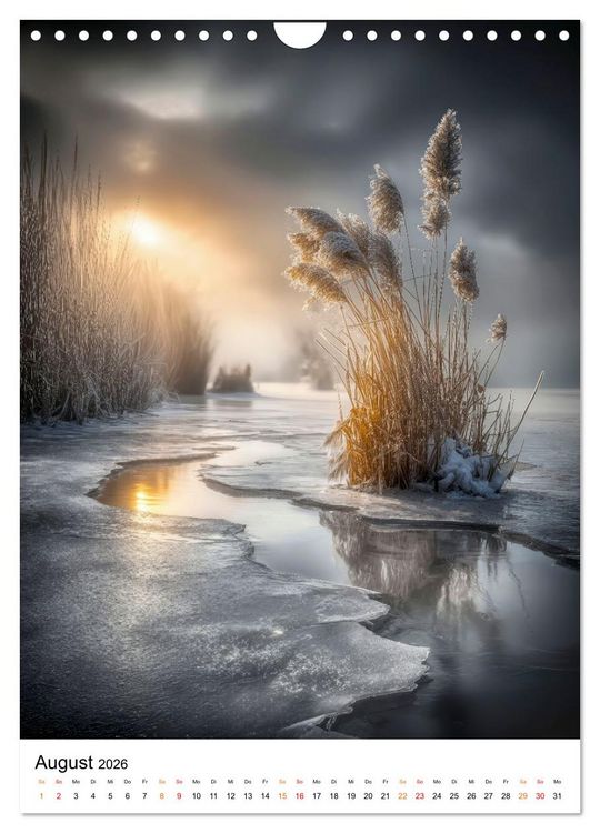Produktbild: Frostige K&uuml;sten - Wintertr&auml;ume am Meer (Wandkalender 2026 DIN A4 hoch), CALVENDO Monatskalender