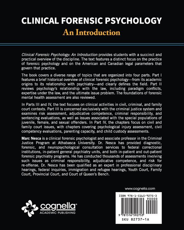 Produktbild: Clinical Forensic Psychology
