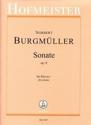 Produktbild: Burgm&uuml;ller, N: Sonate, op. 8