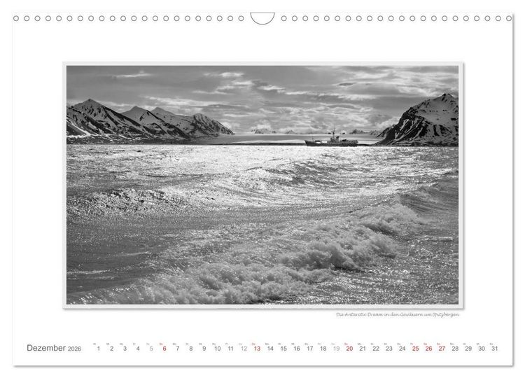 Produktbild: Spitzbergen Svalbard (Wandkalender 2026 DIN A3 quer), CALVENDO Monatskalender