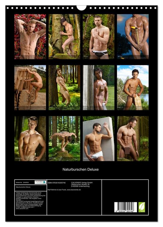 Produktbild: Naturburschen Deluxe (Wandkalender 2026 DIN A3 hoch), CALVENDO Monatskalender
