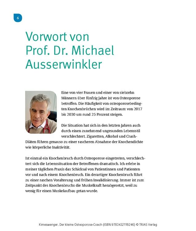 Produktbild: Der kleine Osteoporose-Coach