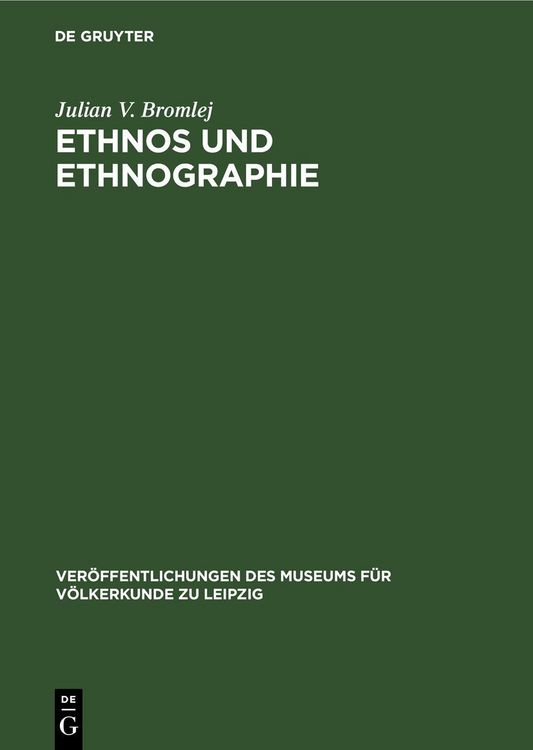 Produktbild: Ethnos und Ethnographie