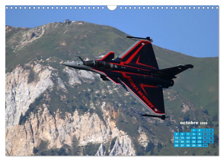 Produktbild: Les ailes fran&ccedil;aises au-dessus des cimes (Calendrier mural 2026 DIN A3 vertical), CALVENDO calendrier mensuel