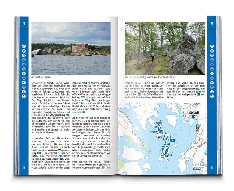 Produktbild: KOMPASS Wanderf&uuml;hrer Schweden S&uuml;d und Mitte, Von Sk&aring;ne bis Dalarna, 80 Touren