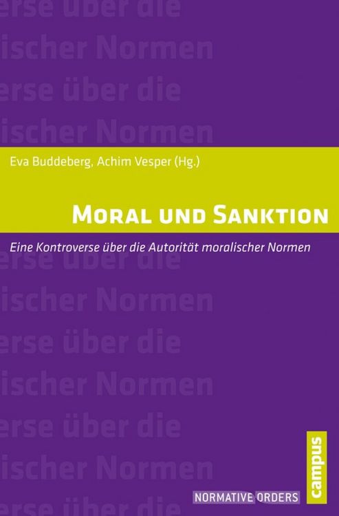 Produktbild: Moral und Sanktion