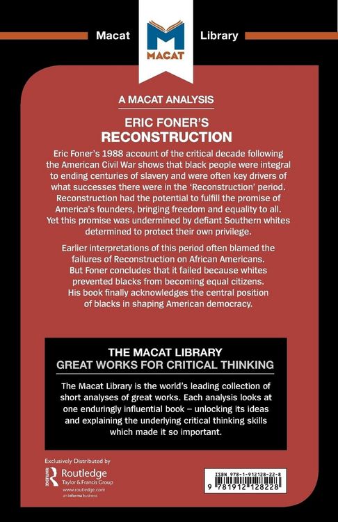 Produktbild: An Analysis of Eric Foner's Reconstruction