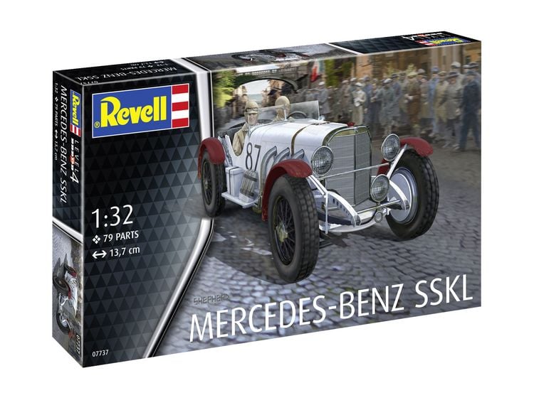 Produktbild: Revell 07737 Mercedes-Benz SSKL Automodell Bausatz 1:32