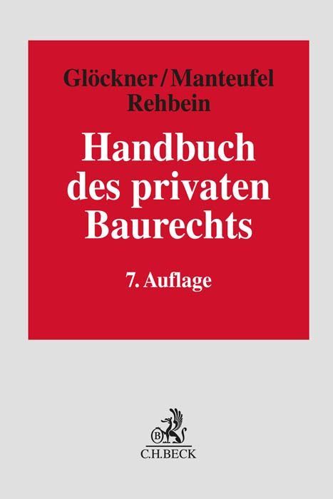 Produktbild: Handbuch des privaten Baurechts