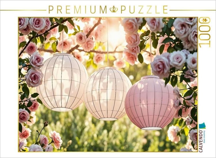 Produktbild: CALVENDO Puzzle Sommerzauber aus Papierlaternen | 1000 Teile Lege-Gr&ouml;&szlig;e 64x48cm Foto-Puzzle f&uuml;r gl&uuml;ckliche Stunden