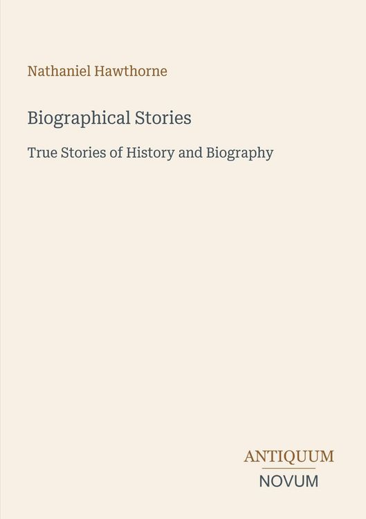 Produktbild: Biographical Stories