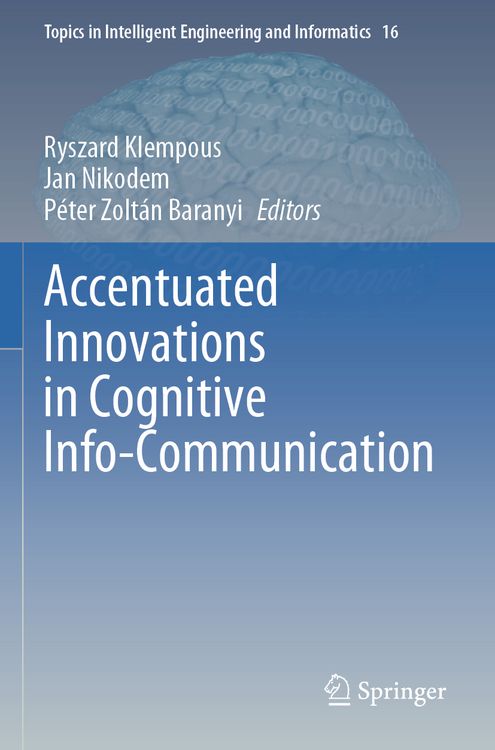 Produktbild: Accentuated Innovations in Cognitive Info-Communication