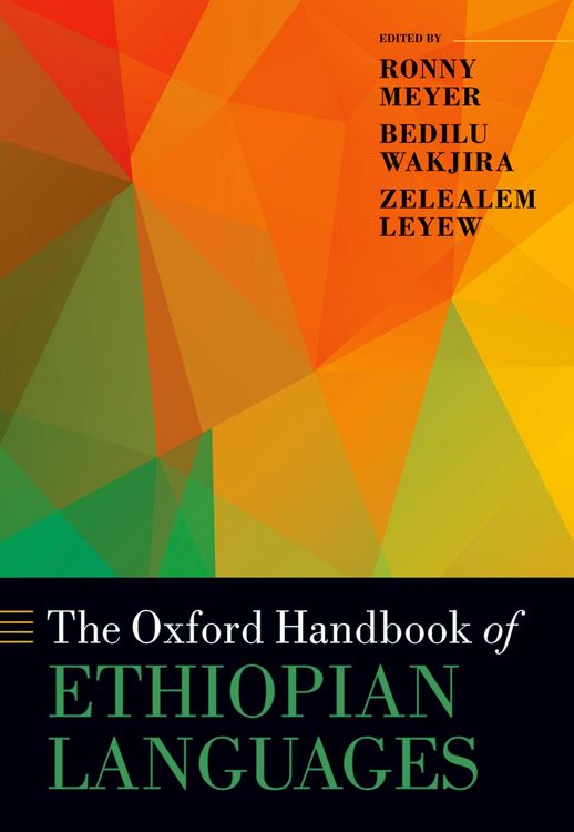 Produktbild: The Oxford Handbook of Ethiopian Languages
