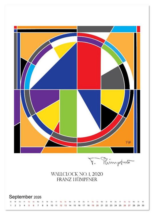 Produktbild: Mandala Artworks - Kunstkalender von Franz Huempfner (Tischkalender 2026 DIN A5 hoch), CALVENDO Monatskalender