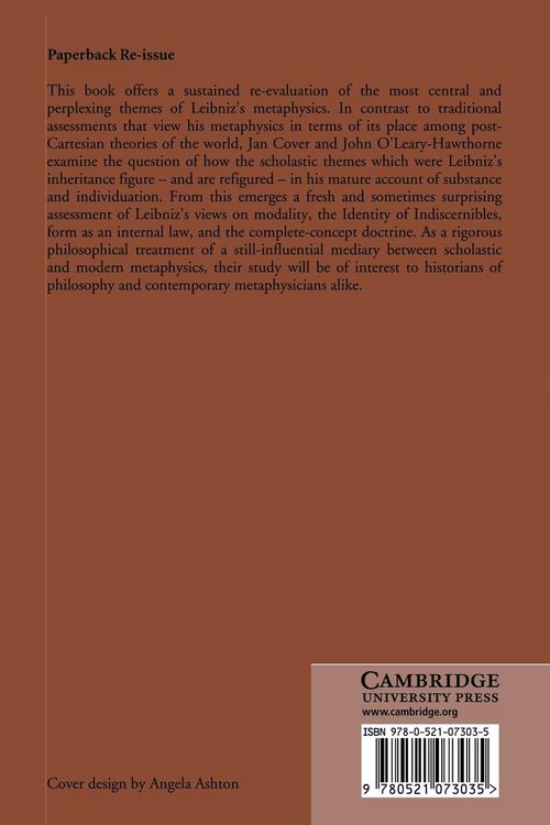 Produktbild: Substance and Individuation in Leibniz