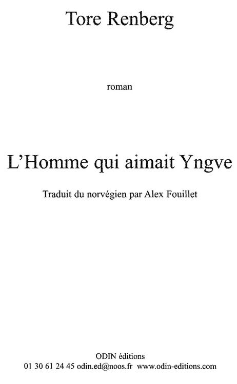 Produktbild: L'homme Qui Aimait Yngve