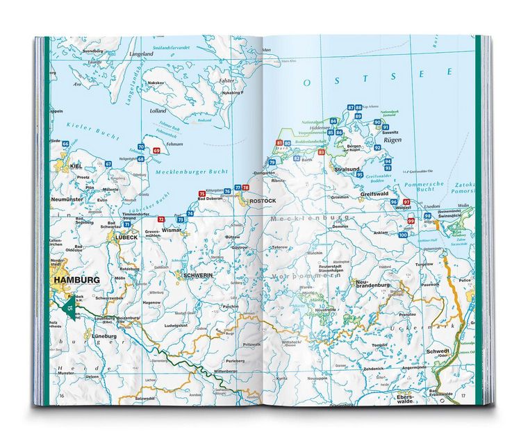 Produktbild: KOMPASS Wanderlust Deutsche K&uuml;ste