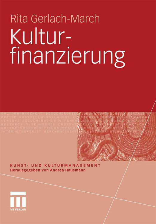 Produktbild: Kulturfinanzierung