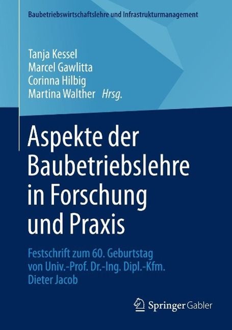 Produktbild: Aspekte der Baubetriebslehre in Forschung und Praxis