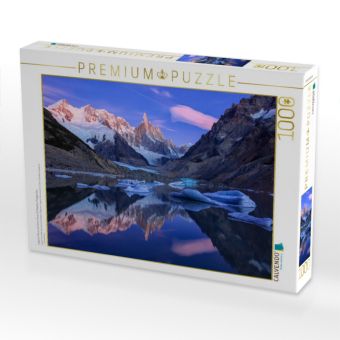 Produktbild: CALVENDO Puzzle Laguna Torre mit Cerro Torre, El Chalt&eacute;n, Patagonien | 1000 Teile Lege-Gr&ouml;&szlig;e 64x48cm Foto-Puzzle f&uuml;r gl&uuml;ckliche Stunden