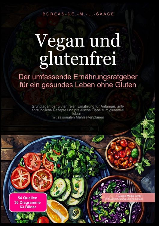 Produktbild: Glutenfrei (DE) / Vegan und glutenfrei: Der umfassende Ern&auml;hrungsratgeber f&uuml;r ein gesundes Leben ohne Gluten