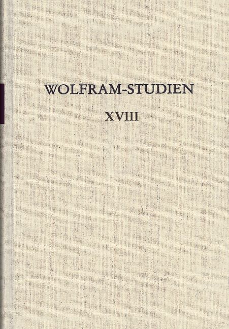 Produktbild: Wolfram-Studien XVIII
