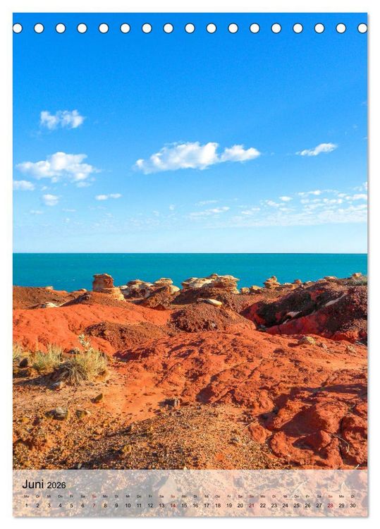 Produktbild: Australien - Eine Rundreise (Tischkalender 2026 DIN A5 hoch), CALVENDO Monatskalender