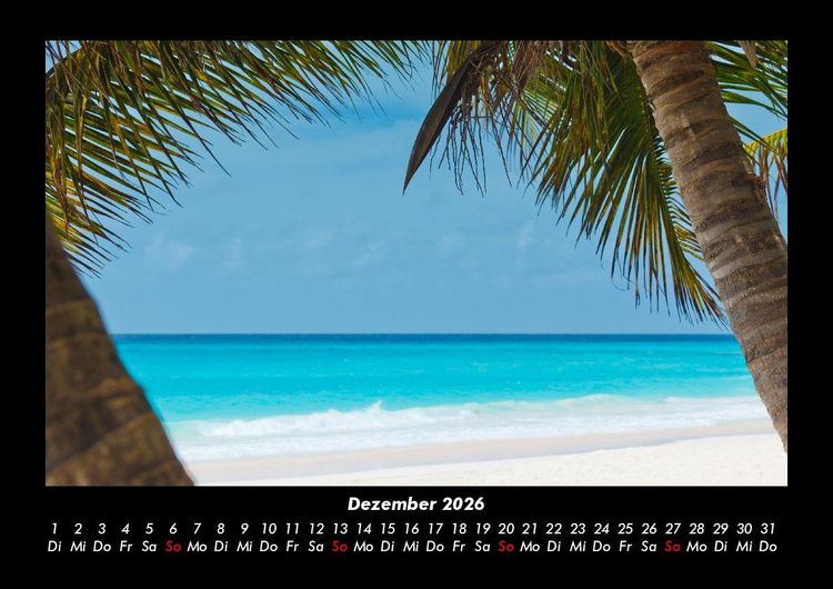 Produktbild: Karibik 2026 Fotokalender DIN A3