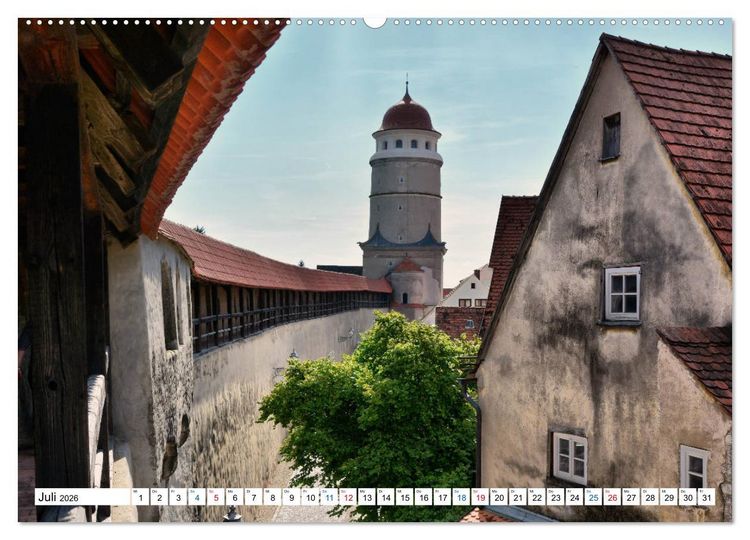 Produktbild: N&ouml;rdlingen - Eine runde Sache (hochwertiger Premium Wandkalender 2026 DIN A2 quer), Kunstdruck in Hochglanz