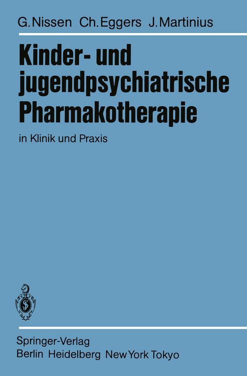 Produktbild: Kinder- und jugendpsychiatrische Pharmakotherapie in Klinik und Praxis