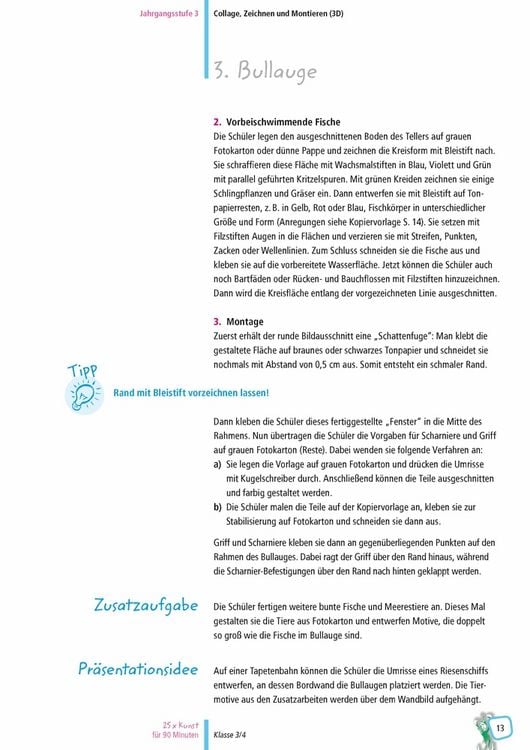 Produktbild: 25 x Kunst f&uuml;r 90 Minuten &ndash; Klasse 3/4