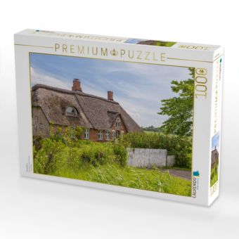 Produktbild: CALVENDO Puzzle Friesenhaus | 1000 Teile Lege-Gr&ouml;&szlig;e 64x48cm Foto-Puzzle f&uuml;r gl&uuml;ckliche Stunden