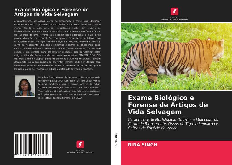 Produktbild: Exame Biol&oacute;gico e Forense de Artigos de Vida Selvagem