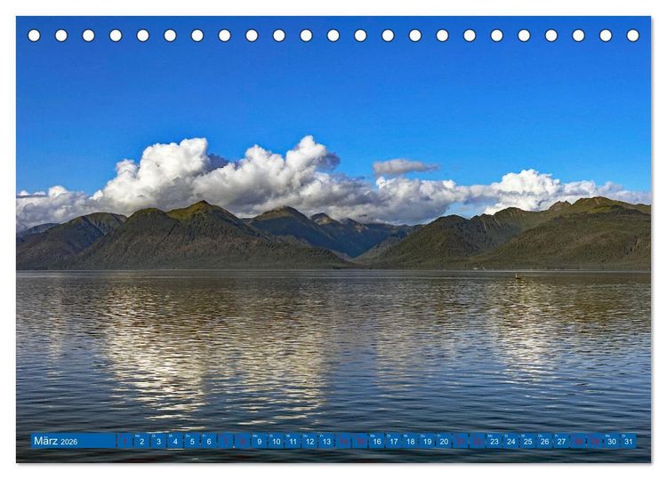 Produktbild: Von Vancouver nach Alaska (Tischkalender 2026 DIN A5 quer), CALVENDO Monatskalender