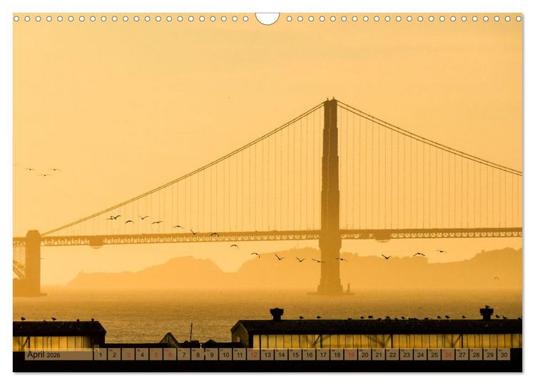 Produktbild: If I'm going to San Francisco (Wandkalender 2026 DIN A3 quer), CALVENDO Monatskalender