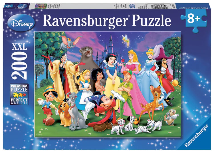 Produktbild: Puzzle Ravensburger WD: Disney Lieblinge 200 Teile XXL